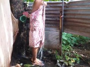 ගමෙ කෙල්ල නානවා villej girl bath room.fun 1/16