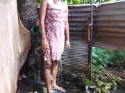 ගමෙ කෙල්ල නානවා villej girl bath room.fun 3/16