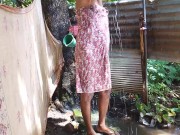 ගමෙ කෙල්ල නානවා villej girl bath room.fun 6/16