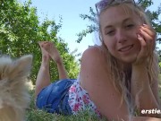 Ersties - Heiße Sommer-Squirting-Action mit der blonden Dina 6/16