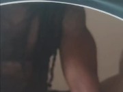 SUCKING ON BIG JUICEY TITS IS WHAT CHOCOLATE BREASTS GETS BEFORE MISSIONARY DICK!!!!!!!!!!! 16/16