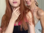 Lesbian romantic sex with Naty Evans 4/16