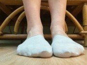 Toe Curling and Wiggling in Ped Socks clip Frieda Ann 6/16