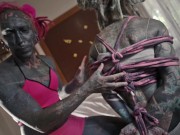 How to Bondage - Top Harness Tutorial - Shibari Workshop 13/16