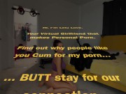 Babe working out in sports bra and removes thong panties for twerking & booty popping squats and more - Lelu Love 15/16