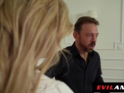 Cute British Blonde Roughly DP'd and Hard Anal Fucked 2/16