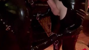 Latex Master Sucked By Slave