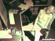 Hot Blonde Dildo Closeup 11/16