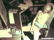 Hot Blonde Dildo Closeup 15/16