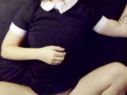 🍑BIG ASS🍑 Wedneday Addams TEENS Get Mouth Fucked and Doggstyle Threesome 4/16