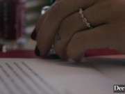 Deeper. Submissive Angel is leashed & dominated by her master 3/16