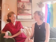 Ersties - Sexy Lesbian Couple Get Intimate With Each Others Outside 7/16