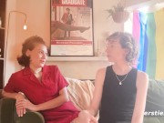 Ersties - Sexy Lesbian Couple Get Intimate With Each Others Outside 9/16