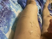 Проснулся с баком спермы и кончил 2 раза - Screenshot 8 of 16 - Cumshot Compilation