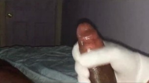 Thickest BIG BLACK DICK strokes meat good!