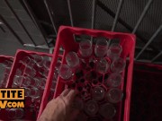 POV - Fucking your new hire Veronica Clark in the back of the bar 1/16