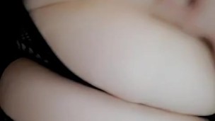 Bbw fingering herself and moans