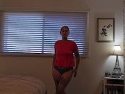 Strip Tease from curvy big ass milf 1/16