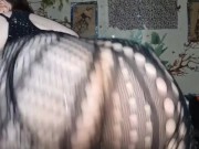 Pawg booty shaking in lingerie