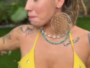 Hot Tub Hookup With A BUSTY HIPPIE / Indica Flower / Mr. Lucky POV 3/16