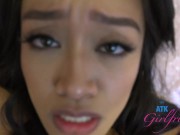 GFE session with Asian babe Jade Kimiko taking cock deep inisde multiple positions POV 16/16