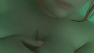 Fat girl playing with titties compilation