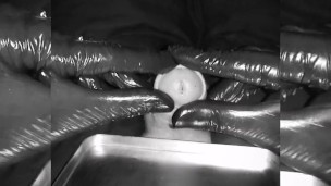 pov edged cumload action - huge white straight oiledcock
