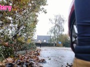 Cute girl pees in public 15/16