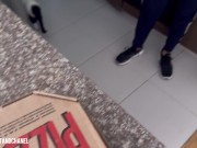 Food delivery Innocent does not know that they have already paid for the pizza!!!