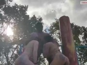 Sexo a três com pau enorme... ele goza em nossos peitos depois de foder por muito tempo 7/16