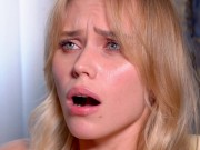 The massage for my stepsister streamer ended with me fucked her pink pussy and she swallowed my cum 5/16