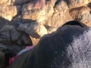 OnlyFans Girl sucks sweathy dick from running trainer at the ocean 5/16