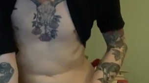 Playing with a dildo #4 (cumshot)