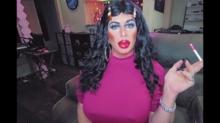 Sissy brainwash I control you and turn you into a heavy makeup ...