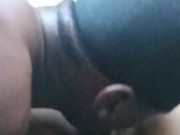Eating my Filipino step sister pussy in the car like a pro (POV) 1/16