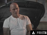 Sketchy Mechanic Pipes Busty Stranger 2/16