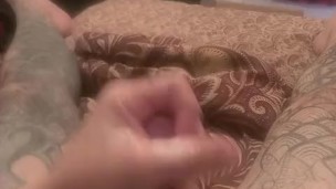 Jacking off at night