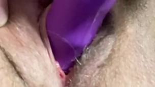 Look how juicy my pussy gets with my vibrator