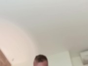 Sex after shower makes it hard to handle this dick and girl's orgasm comes too fast + cumsot 9/16