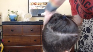 Shaving My Girlfriends Hair