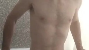 Stretched me open with a huge dildo