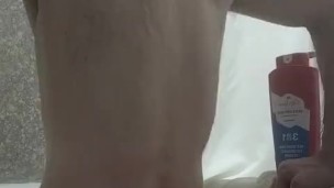 Gaping in the shower