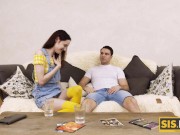 SISPORN. Chick enjoys fucking with stepbrother after losing bet to him 3/16