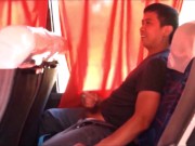 Jeff Lassalboy pinoy nagjajakol sa Bus Exibitionist