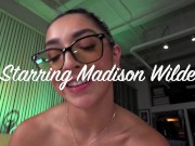 Madison Wilde sucks and fucks a dude under house arrest in this point of view sex video called 