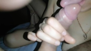 blowjob ending with asian milf (asmr)