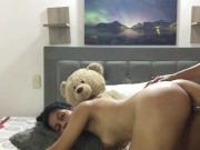 Two lesbian roommates always want to fuck with a strap-on. 13/16