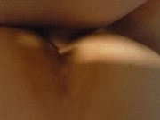 Creampie that tight pussy. 2 weeks of build-up cum. 14/16