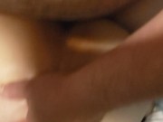 Creampie that tight pussy. 2 weeks of build-up cum. 6/16