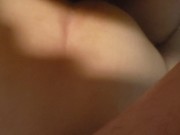 Creampie that tight pussy. 2 weeks of build-up cum. 7/16